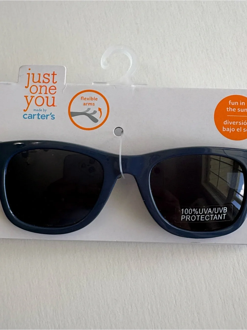 Carters Just One You Baby Toddler Sunglasses Two Toned Blue Green Flexible Arms